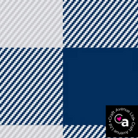 Buffalo Plaid Blue HTV - CLEARANCE