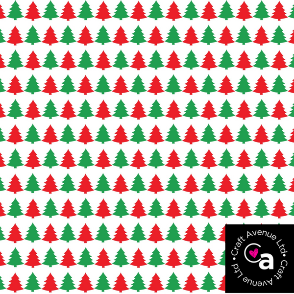 Christmas Trees Adhesive Vinyl - CLEARANCE