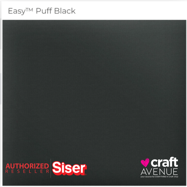 Siser EasyPUFF 3D 12" - Black