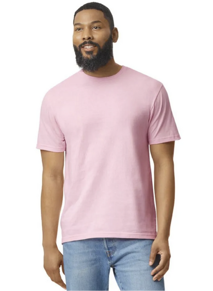 CLEARANCE - Gildan G640 Softstyle T-Shirt - Light Pink