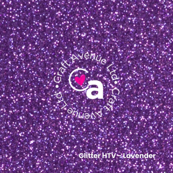 Lavender Glitter HTV