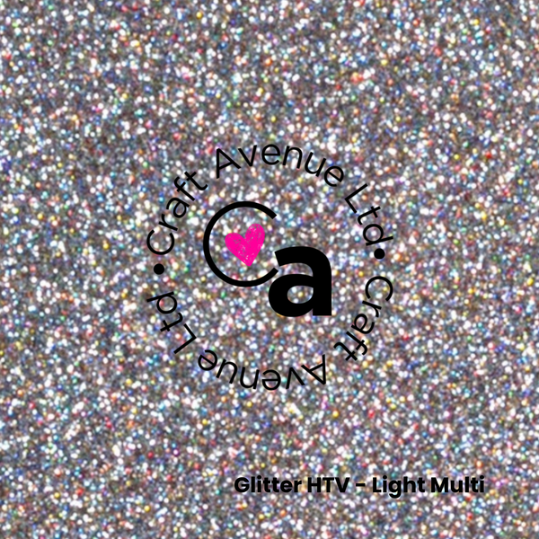 Glitter Light Multi HTV