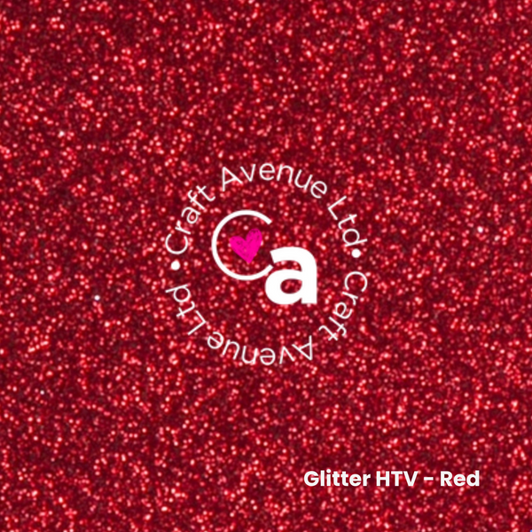 Red Glitter HTV