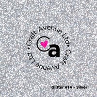 Silver Glitter HTV