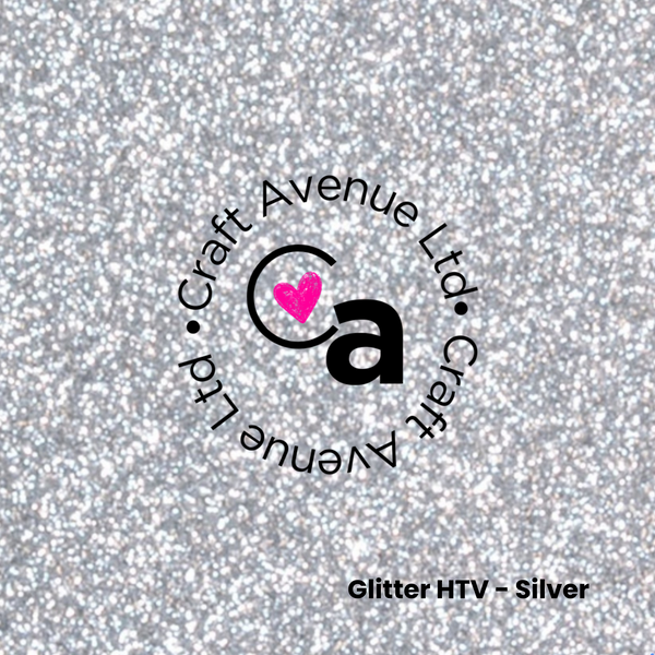 Silver Glitter HTV