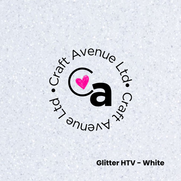 White Glitter HTV