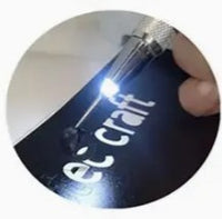 Straight Needle Weeding Hook w/ LED Light