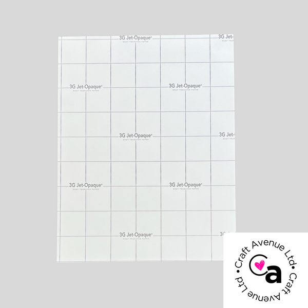 Neenah Jet Opaque Inkjet Printable HTV 8.5 x 11