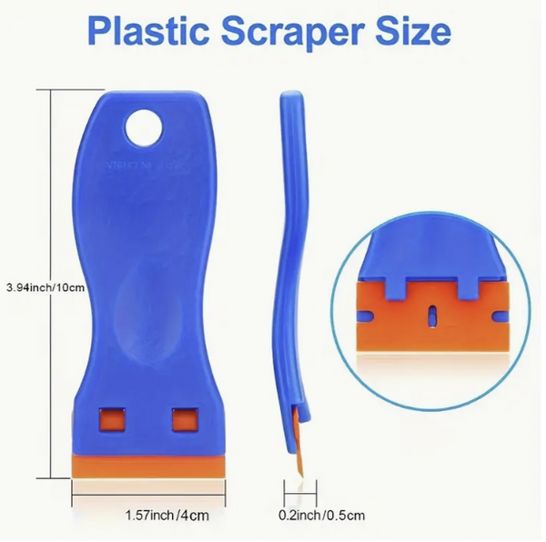 Plastic Scraper w/ replacement blades