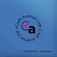 Siser EasyPUFF 3D 12" - Neon Blue