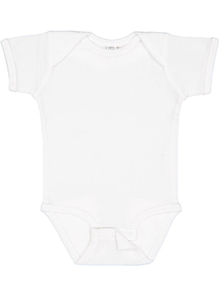 INFANT - Rabbit Skins 4400 Baby Rib Lap Shoulder Onesie