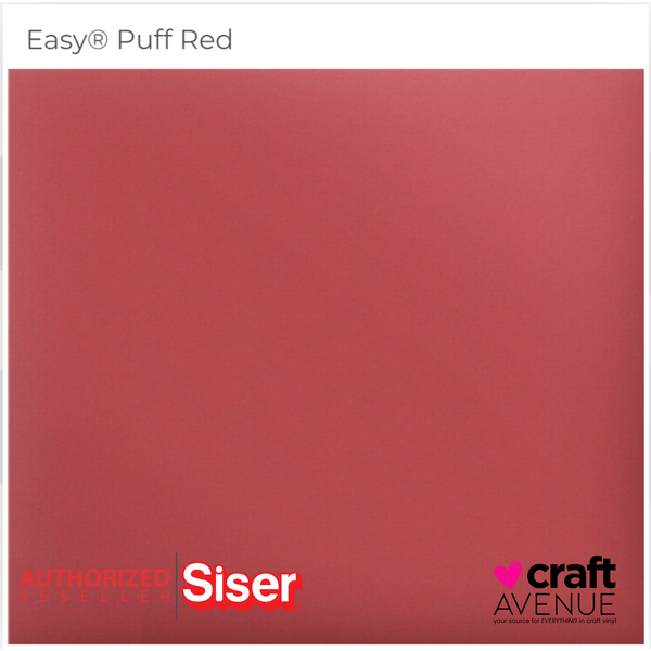 Siser EasyPUFF 3D 12" - Red