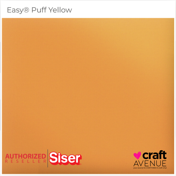 Siser EasyPUFF 3D 12" - Yellow
