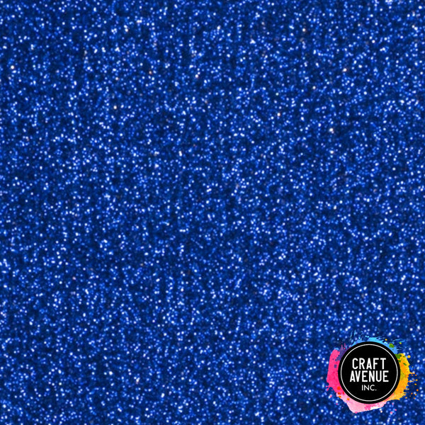 Royal Blue Glitter HTV