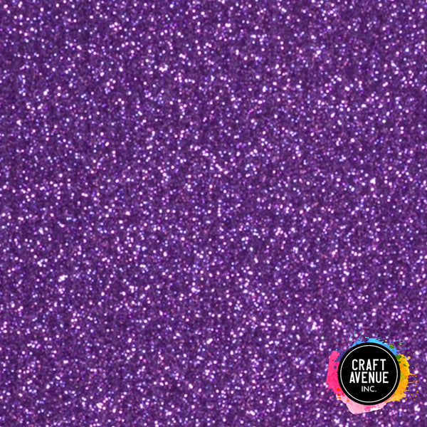 PURPLE GLITTER HTV