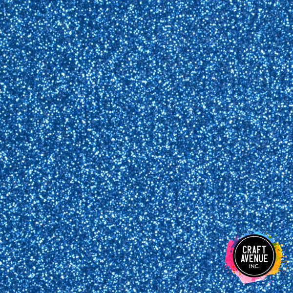 Blue Glitter HTV