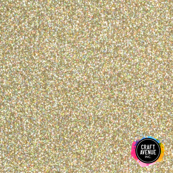 Gold Confetti Glitter HTV