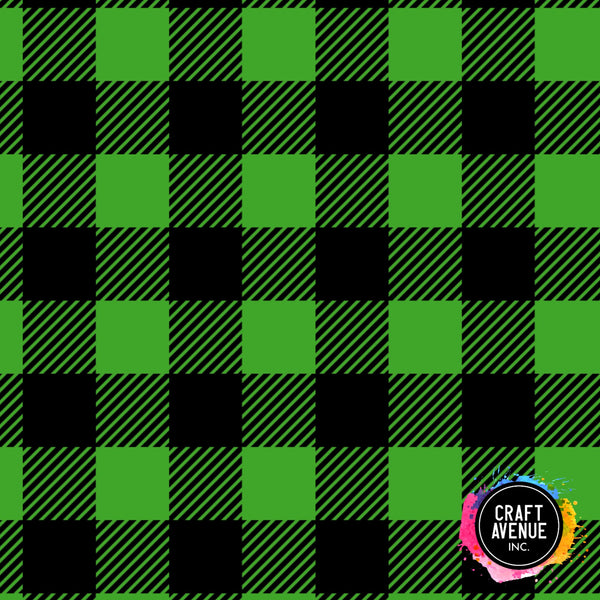 Green Buffalo Plaid